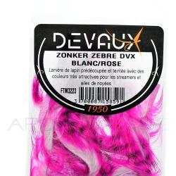 Zonker DEVAUX Z&eacute;br&eacute; Blanc/rose