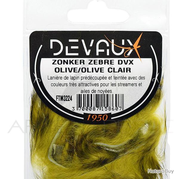 Zonker DEVAUX Z�br� Olive/olive clair