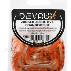 Zonker DEVAUX Z&eacute;br&eacute; Orange/beige