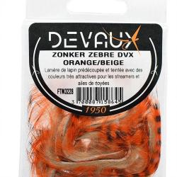 Zonker DEVAUX Z&eacute;br&eacute; Orange/beige