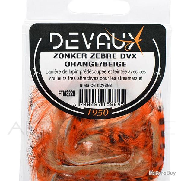 Zonker DEVAUX Z�br� Orange/beige