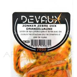 Zonker DEVAUX Z&eacute;br&eacute; Orange/jaune