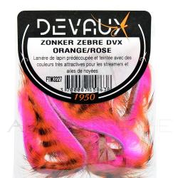 Zonker DEVAUX Z&eacute;br&eacute; Orange/rose