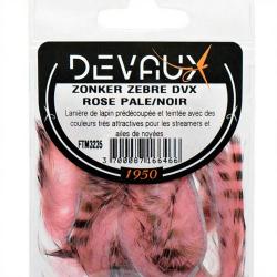 Zonker DEVAUX Z&eacute;br&eacute; Rose p&acirc;le/noir