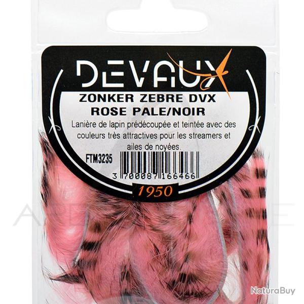 Zonker DEVAUX Z�br� Rose p�le/noir