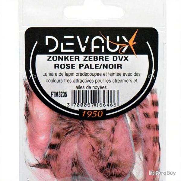 Zonker DEVAUX Z�br� Rose p�le/noir