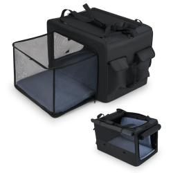 Sac de transport pliable pour chien 90 x 72 x 48 cm acc&egrave;s facile confort optimal style moderne en t