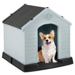 Niche imperm&eacute;able pour chien 70 x 65 x 71,5 cm facile &agrave; assembler ventilation optimale design &eacute;l&eacute;ga