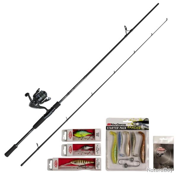 Combo Spinning Abu Garcia Fast Attack Pro 2m70 Sandre 80cm 5.2:1 10 - 45g 3000