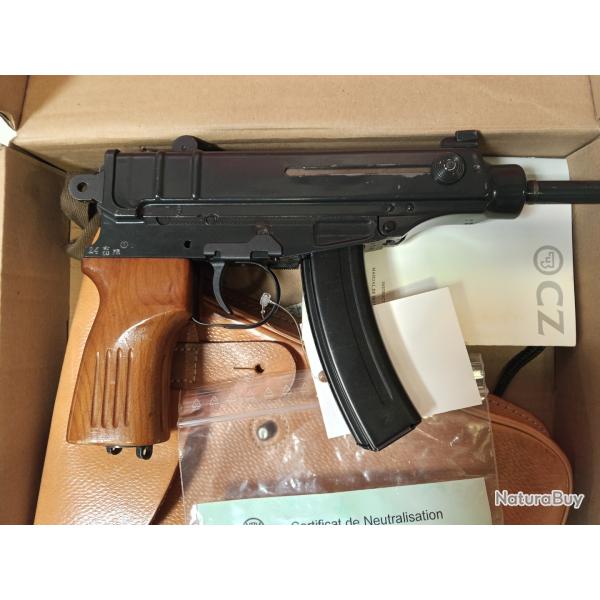 PISTOLET MITRAILLEUR CZ SCORPION 61S NEUTRALISE