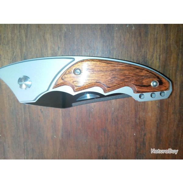 10 couteaux pliants c�ramique noire