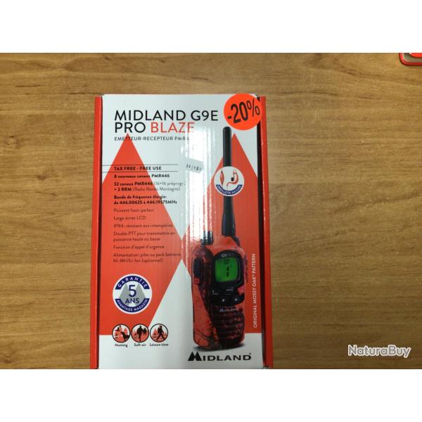 Talkie-walkie Midland G9E PRO BLAZE