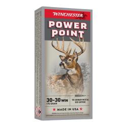 40 Munitions Winchester Power Point Cal.30-30 170Grs