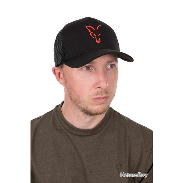 CASQUETTE FOX COLLECTION TRUCKER BLACK ORANGE 2026