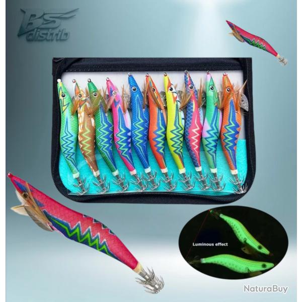 ENCHERE 1 EURO : Lot de 10 TURLUTTES Lumineuse 22g