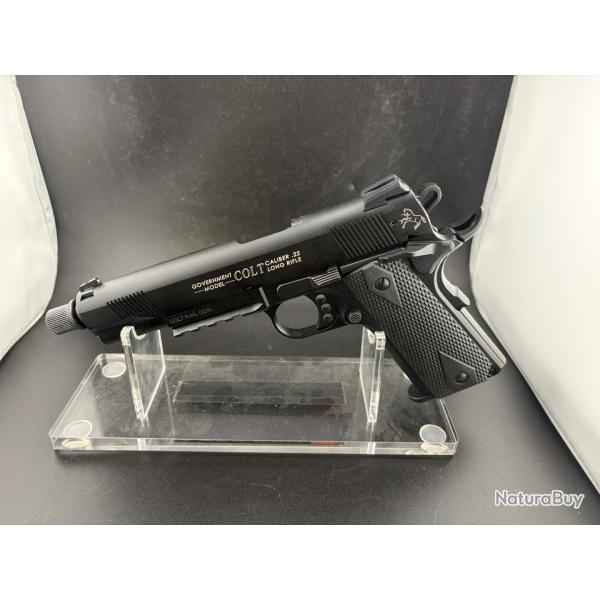 WALTHER COLT 1911 RAIL GUN 22 LONG RIFLE