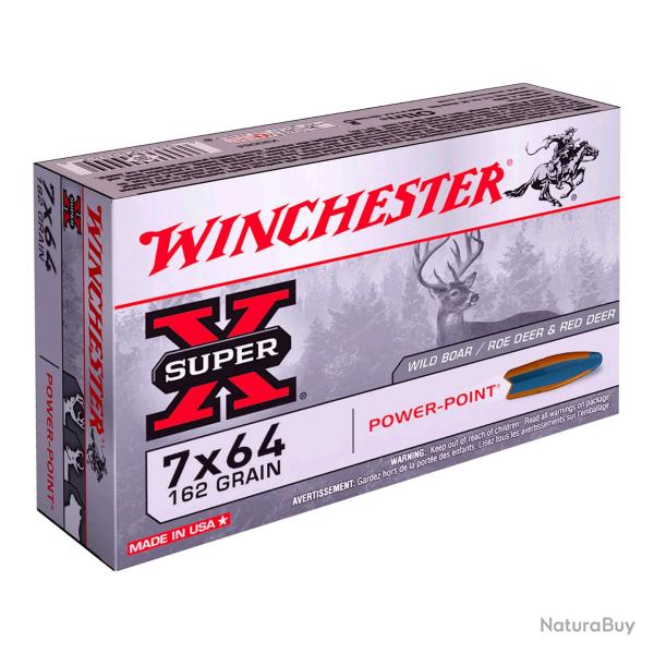 20 Munitions Winchester Power Point 7x64 162Grs