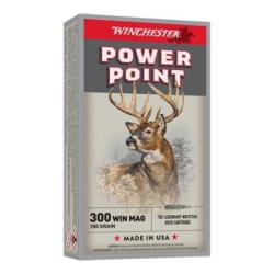 40 Munitions Winchester Power Point Cal.300Win Mag 180Grs