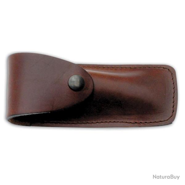 ETUI POUR COUTEAU YSSINGEAUX, ALPIN, ARMOR, LOU COTETH EN CUIR MARRON