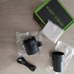 Clip-on vision nocturne,  300m grossissement &times;10 , avec enregistrement sur micro SD