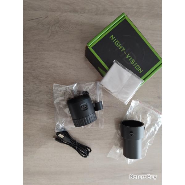 Clip-on vision nocturne,  300m grossissement �10 , avec enregistrement sur micro SD