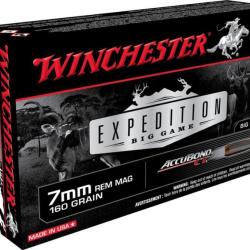 WINCHESTER CALIBRE 7MM REM MAG ACCUBOND CT 160GRAINS