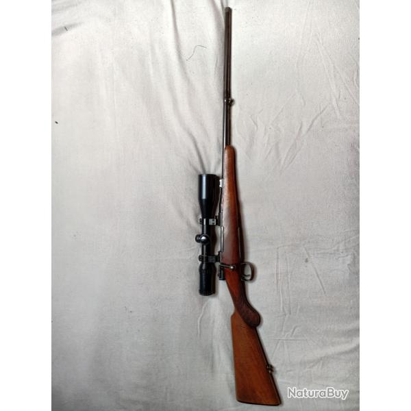 Husqvarna 9,3 avec lunette Hakko 3-12x, filetage canon, outils de chargement, �change possible