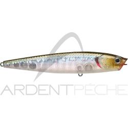 Poisson nageur LUCKY CRAFT Gunfish 115 SW Zebra MS Ghost minnow