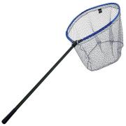 Épuisette De Pêche Pliable 90 Cm – Poignée Télescopique, Cadre Triangulaire, Filet Caoutchouté – Idéale Pour étangs, Lacs, Rivières Et Bateau