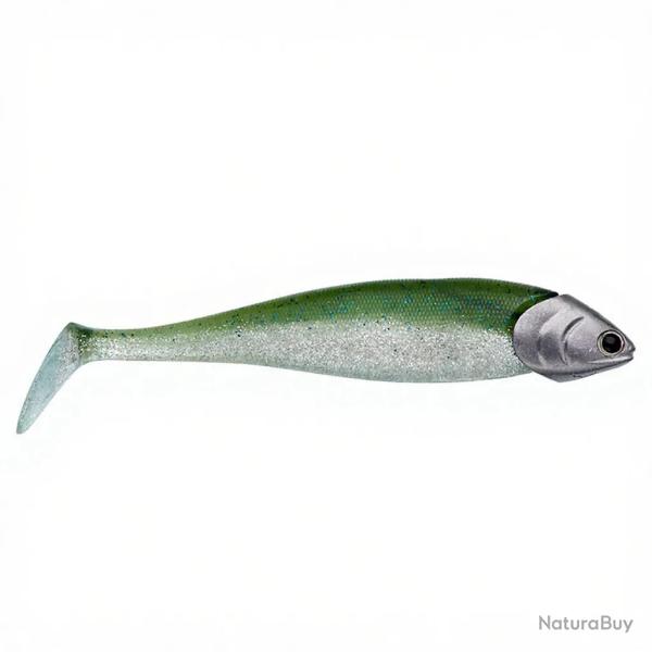 Leurre souple ILLEX Nitro shad 150 + head 28g Green sprat