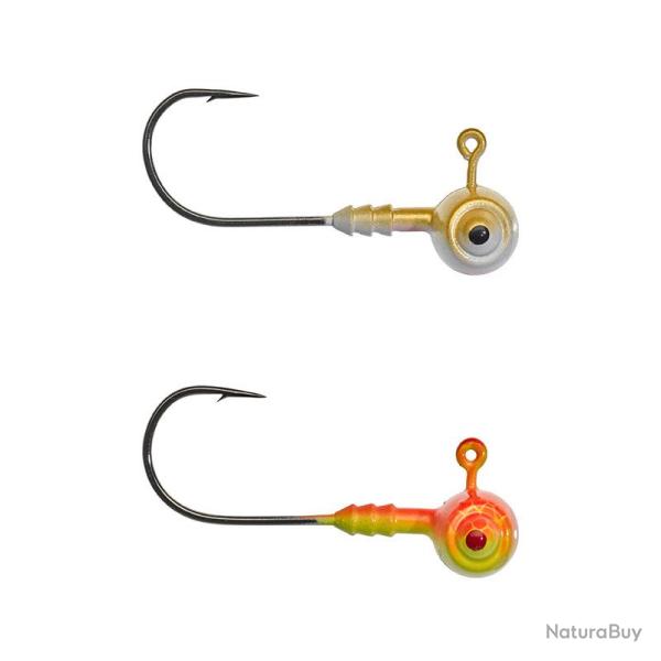 T�te plomb�e GUNKI G'Foot 2.0 15g Chart orange fluo