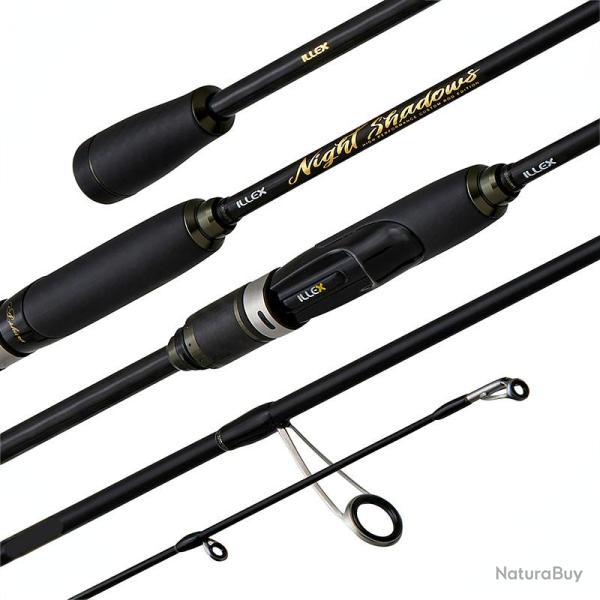Canne spinning ILLEX Night shadows S 205 L+ Racing finesse