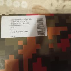 CROSSE MICRO RONI G4 TAN POUR GLOCK 17/19