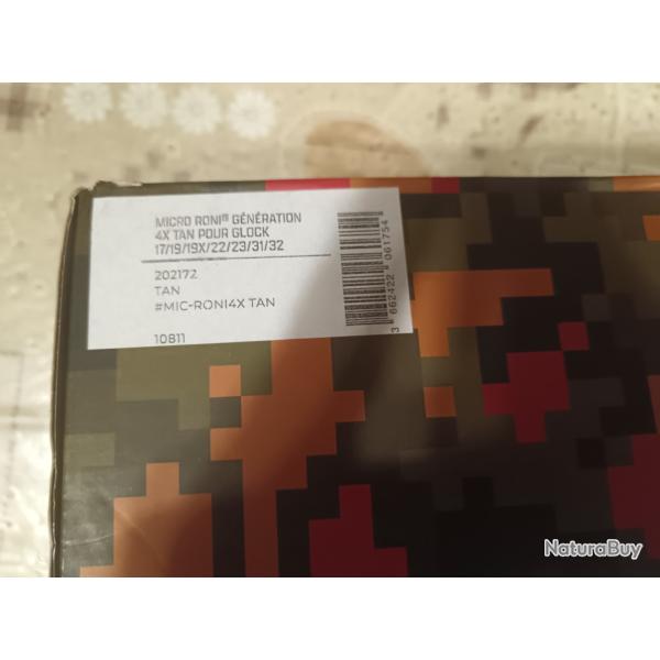 CROSSE MICRO RONI G4 TAN POUR GLOCK 17/19