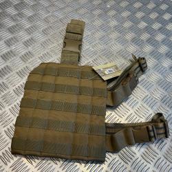 plaque panneau de jambe cuisse molle coyote mil-tec 13484005