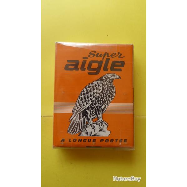 REF 7 - BO�TE CARTOUCHES CHASSE ANCIENNE - Marque SUPER AIGLE DF -  CAL 16  - plomb n� 5