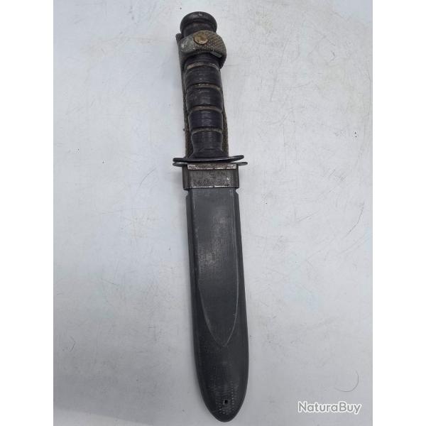 Poignard USN Mk2 Camillus NY garde etuis 6581 vp militaria militaire guerre ww2 wwii