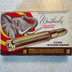 378 Weatherby Magnum 300 gr. Full Jacket