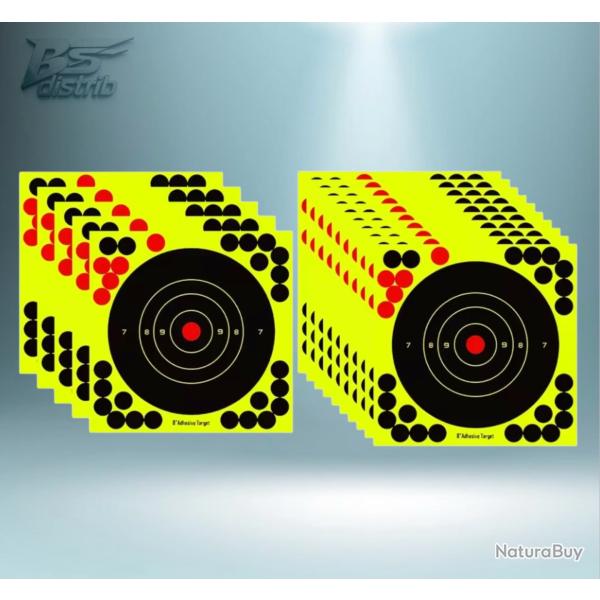 ENCHERE 1 EURO : Lot de 40 Cibles 20x20 cm