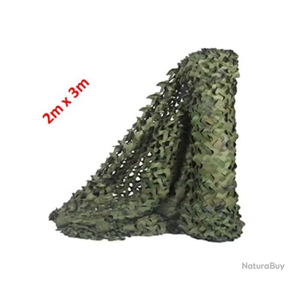 Filet de camouflage Jungle vert 2m x 3m - Livraison gratuite (1)