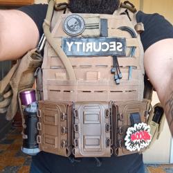 Gilet tactique porte plaque