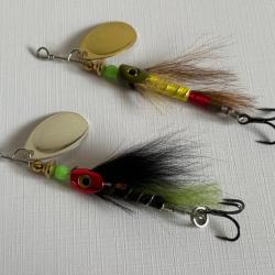 Lot de 2 cuillers mod&egrave;le Ell&eacute; poids 5 grs