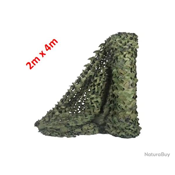 Filet de camouflage Jungle vert 2m x 4m - Livraison gratuite (7)