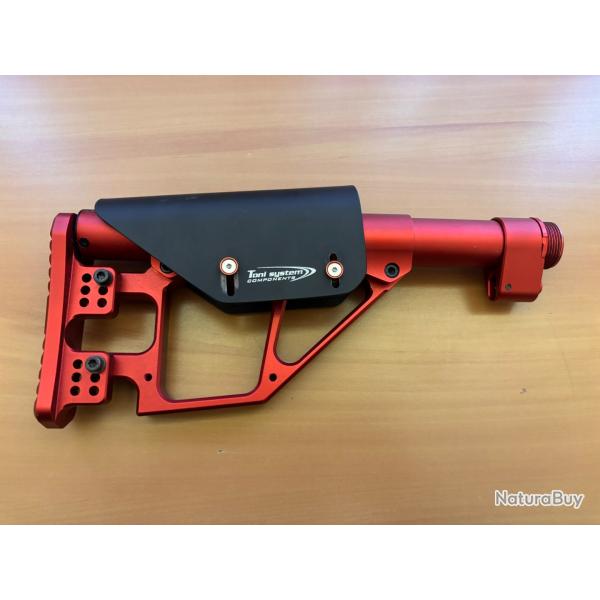 Crosse Tony System ajustable rouge pour AR10/AR15 -1� sans prix de r�serve !!