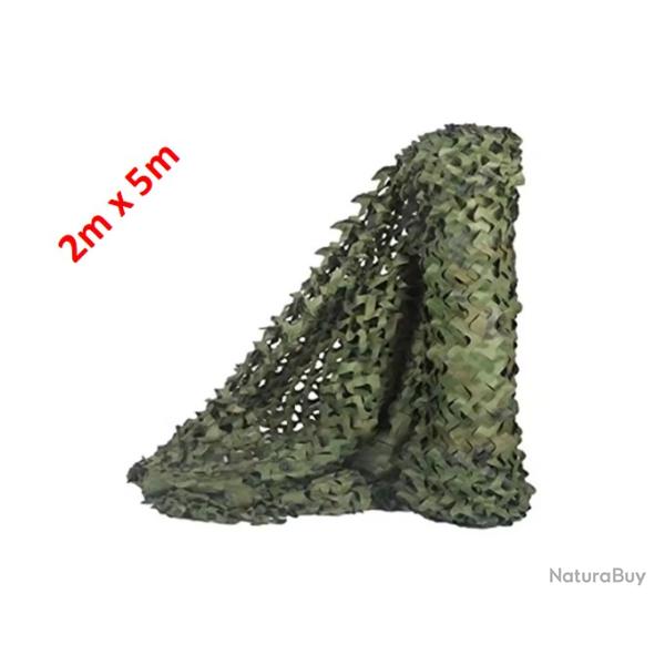 Filet de camouflage Jungle vert 2m x 5m - Livraison gratuite (4)