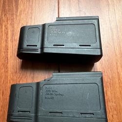 2 chargeurs Sauer 101 Calibres standard.