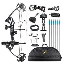 Arc &agrave; poulies Topoint Compound Package Starting 28" Noir