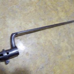 baionnette douille mod 1822 48cm poin&ccedil;ons Fran&ccedil;ais Fran&ccedil;aise compatible 1777 18161822 1842 1847 1852
