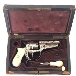 REVOLVER GALAND PARIS 1868 CALIBRE 7MM PERCUSSION CENTRALE - FRANCE XIX&egrave; Categorie D