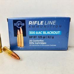 1 Boite de Balles Partizan cal 300 BLACKOUT AAC 125gr